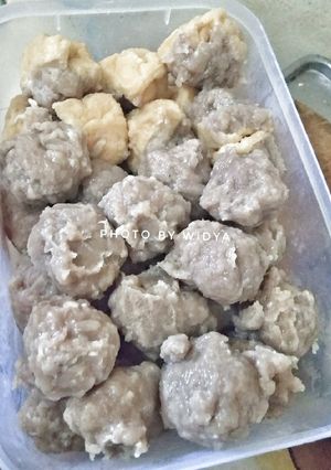 Foto resep Bakso sapi ala kaki lima (pakai blender)