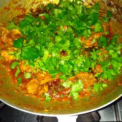 A picture of Sindhi karahi.