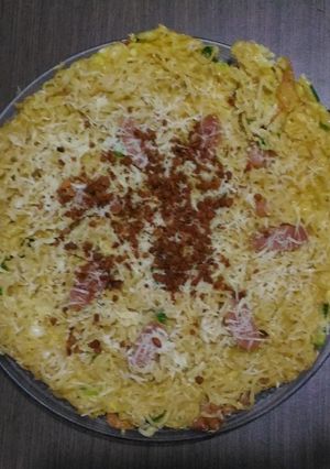 Foto resep Cheezy Noodle Pizza