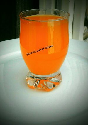 A picture of Carrot juice.