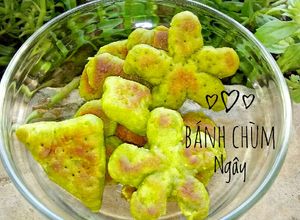 Hình của món Bánh chùm ngây áp chảo.