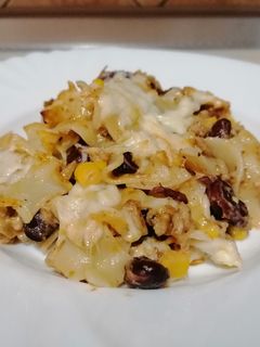 Mexikói rakott tészta recept fotója