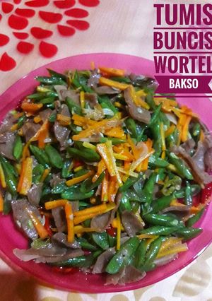 Foto resep Tumis Buncis Wortel Bakso
