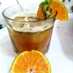 A picture of Orange mocktail.