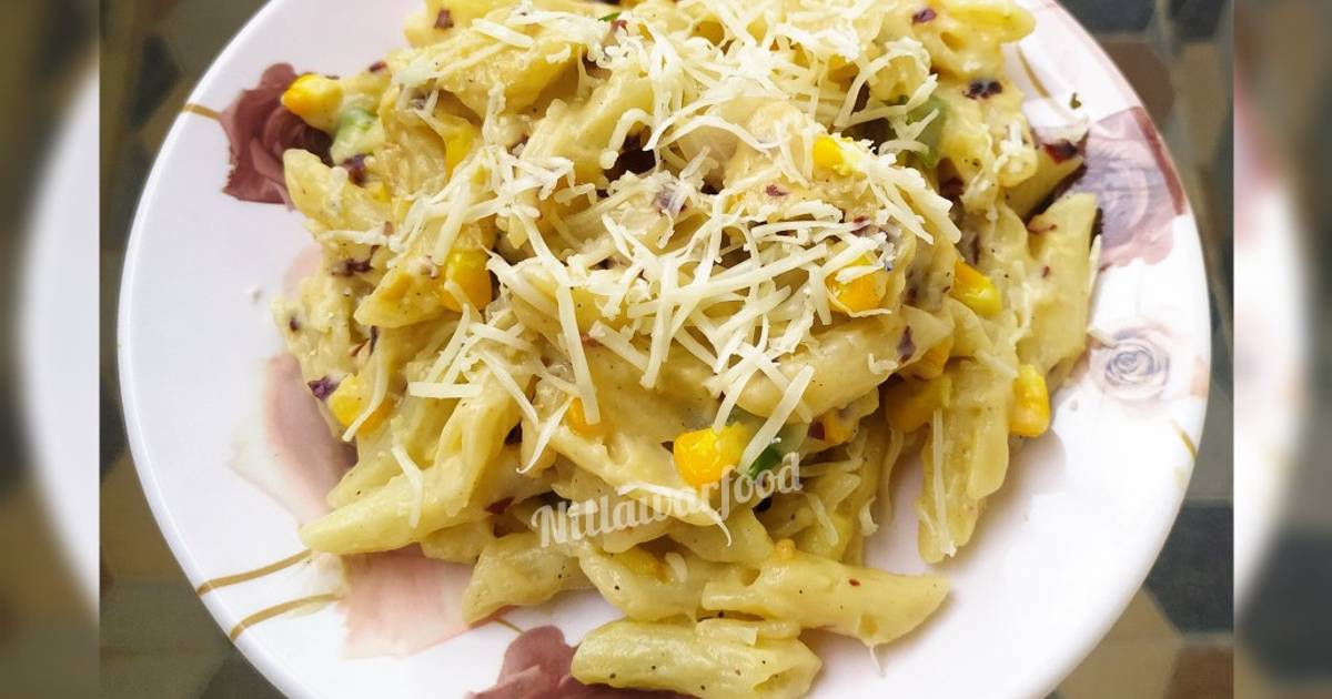 White Sauce Pasta Recipe by Sakshi Nillawar Cookpad