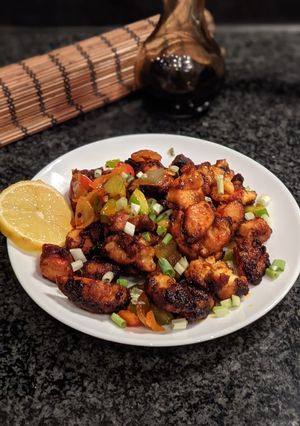 A picture of Chicken Soy Chilly Dry.