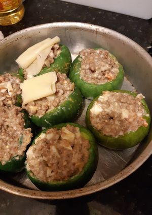 Una foto de Zapallitos rellenos