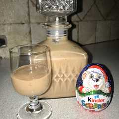 A picture of Liquore al cioccolato kinder 🍫.