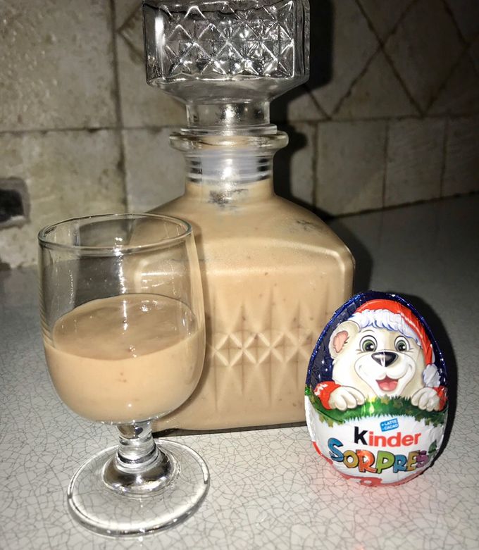 Foto di Liquore al cioccolato kinder 🍫