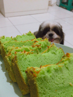 Foto resep Bolu Pandan Keju Simple