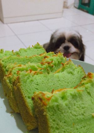 Foto resep Bolu Pandan Keju Simple