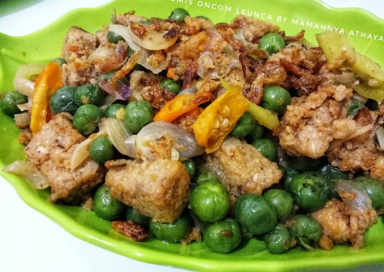 Tumis oncom leunca simple (non msg)