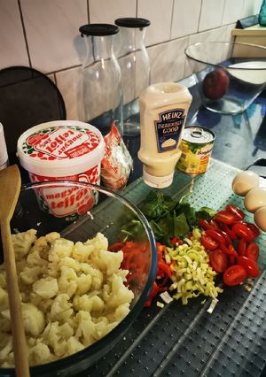 Vitamin bomba: karfiol saláta recept fotója