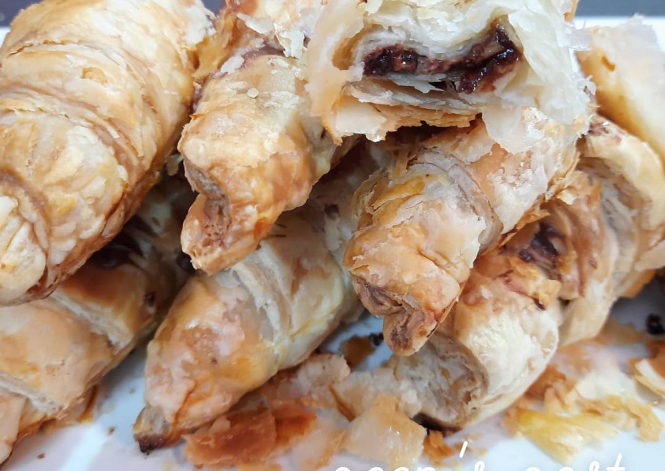 Cadbury Chocolate Puff Pastry Croissants