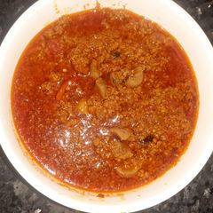 Gurday Qeema karhai A picture of Gurday Qeema karhai.