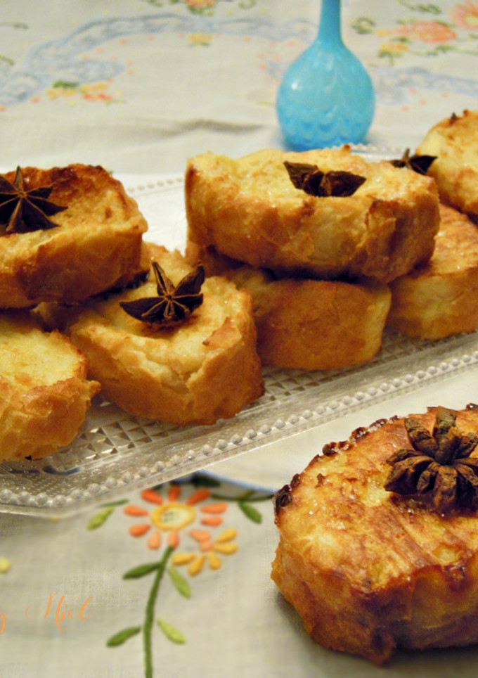 Una foto de Torrijas sin azúcar al horno