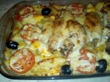 بطاطا كوشا بصلصة الجبن 😋