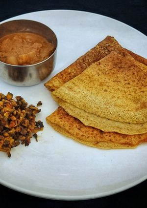 A picture of Chickpea Dosa.