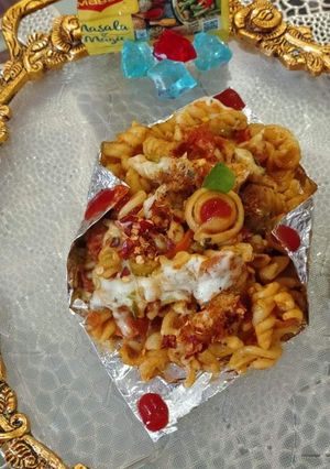 A picture of Chess pasta.