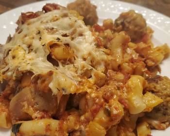 How To Make Recipe Brads weeknight baked pasta  meatballs Home Style