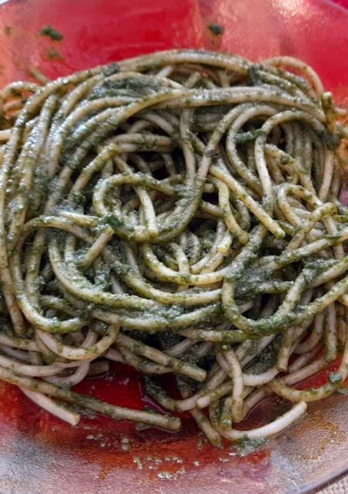 Foto di Spaghetti al pesto 🌱
