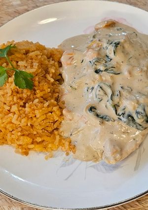 Una foto de Pechuga de pollo a la toscana