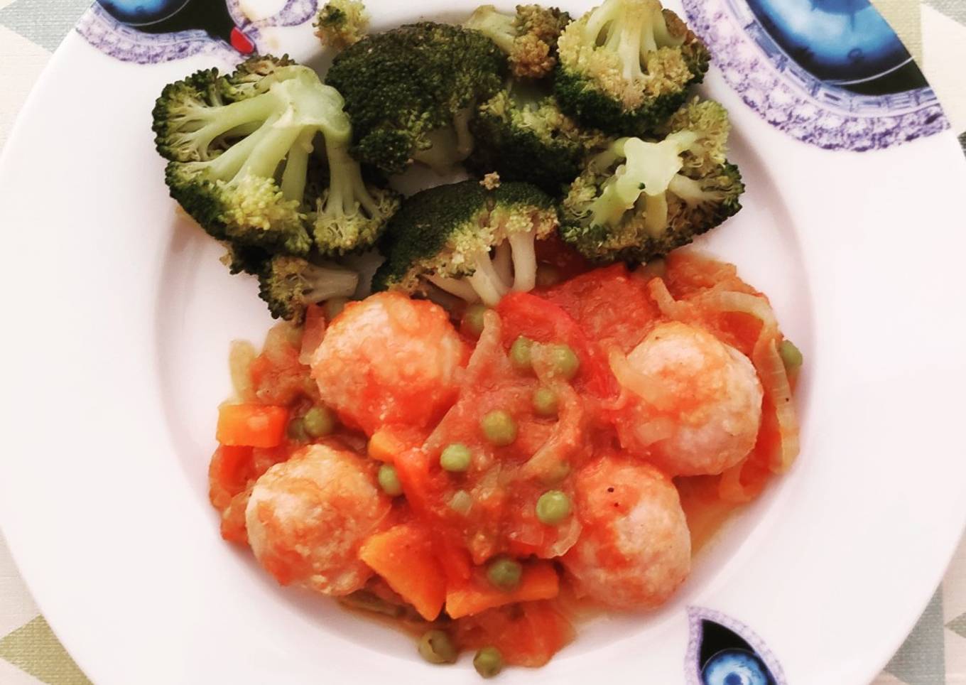 Albóndigas con verduras en la SlowCooker