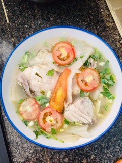 Hình của món Canh chua cá chẽm măng.
