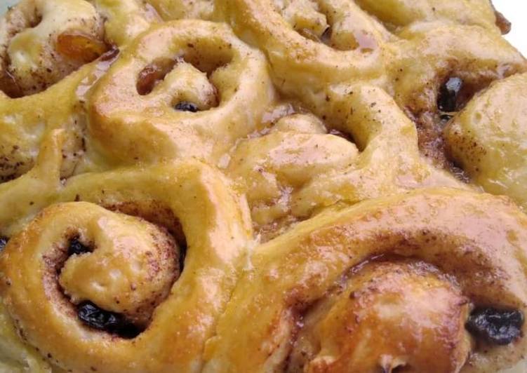 Roti kentang cinnamon roll ekonomis