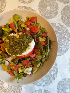 Una foto de Ensalada de burrata