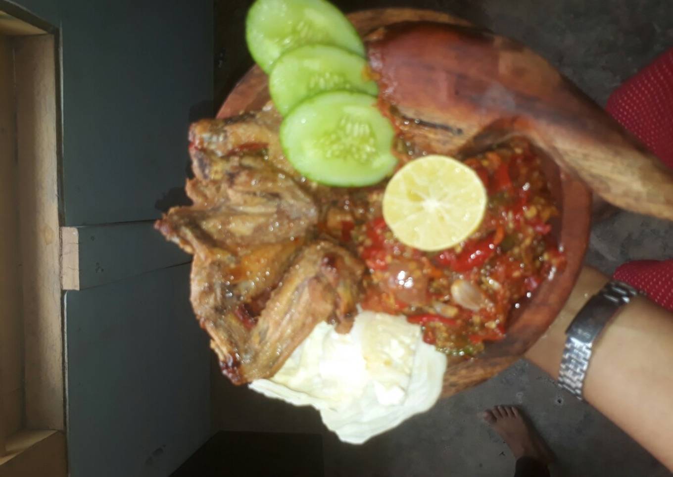 Ayam goreng sambel uleg