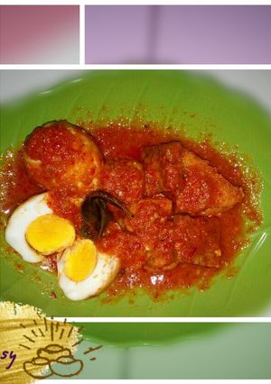 Foto resep Bumbu bali telor, tahu, tempe