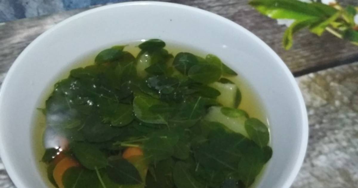 Resep Sayur Bening Daun Kelor Oleh Febry Caturia Cookpad