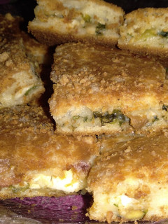 Una foto de Torta/tarta de verduras o fiambre