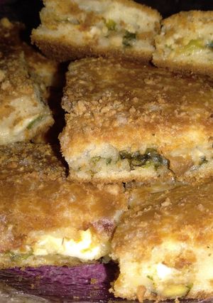 Una foto de Torta/tarta de verduras o fiambre