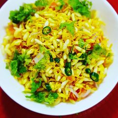 A picture of Jhatpat sukhi bhel.