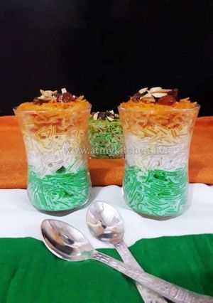A picture of Tricolor Semiya Payasam.