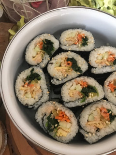 Foto resep Kimbab tuna or salmon