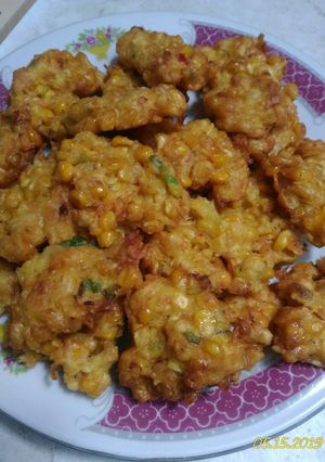 Foto resep Bakwan jagung d' legend 😜😊#murah meriah.