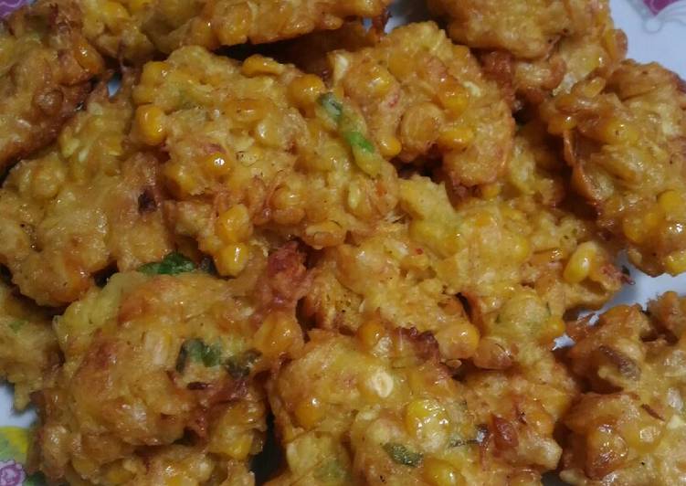 Bakwan jagung d' legend 😜😊#murah meriah.