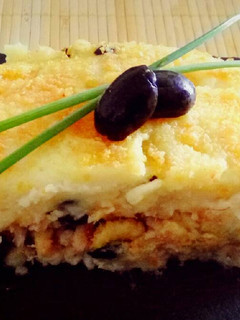 Una foto de 🐚Gratinado de Abadejo con aceitunas