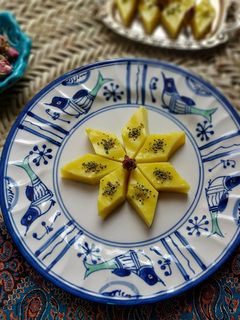 عکسی از دستور مسقطی شیر زعفرانی(لرزونک)