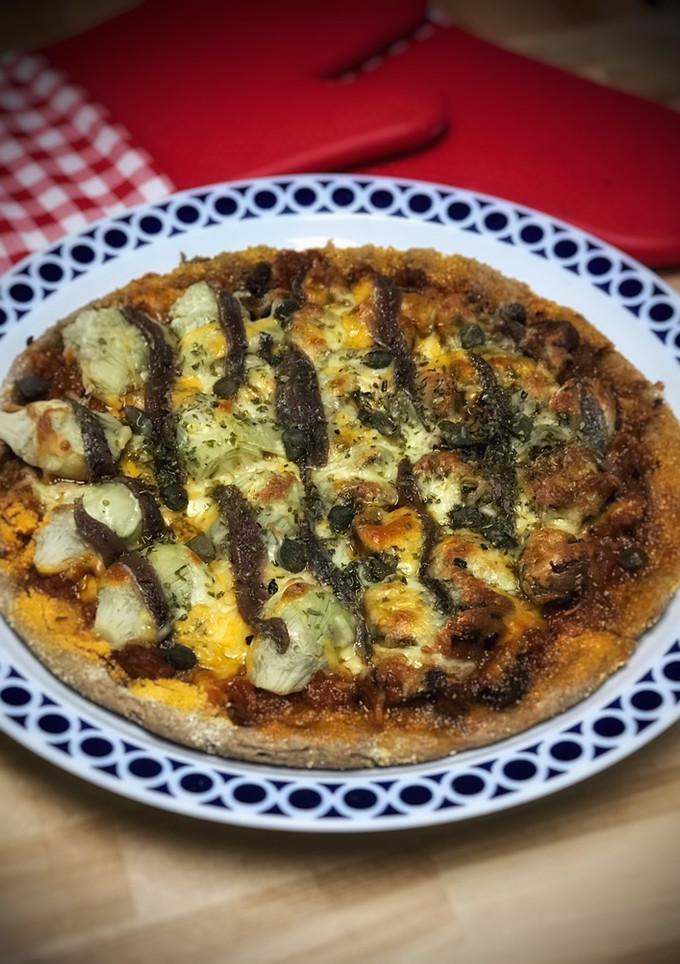 Una foto de Pizza casera caprichosa de espelta