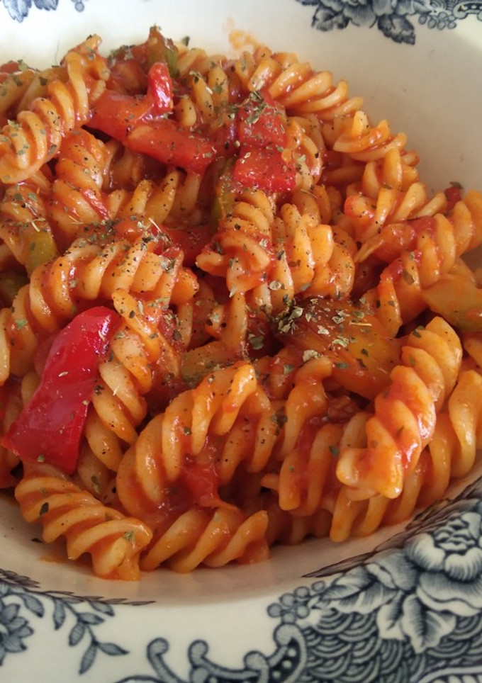 Una foto de Pasta "exprés" con verduras "al dente"