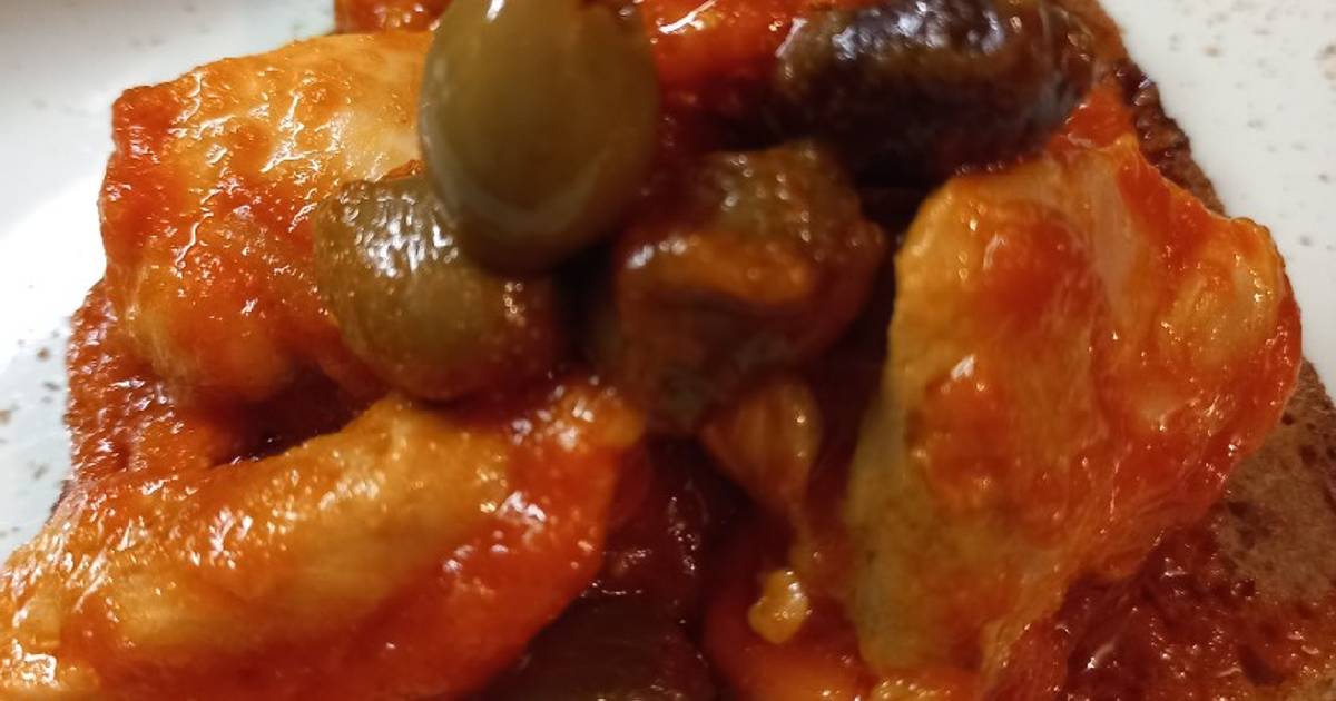 Ricetta Sovracosce di pollo in salsa di pomodori di Angela Febbo angie_1310  - Cookpad