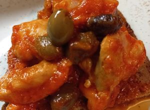 Foto di Sovracosce di pollo in salsa di pomodori