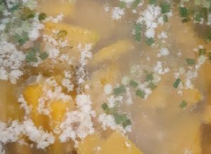 Hình của món Canh bí đỏ nấu thịt băm.