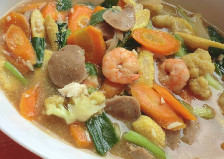 Resep Cap Cay Kuah Nikmat, Sempurna