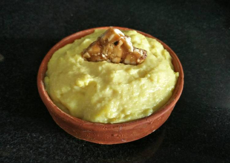 Samak ki kesariya firni