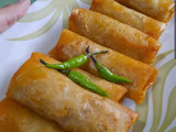 Lumpia rebung ayam